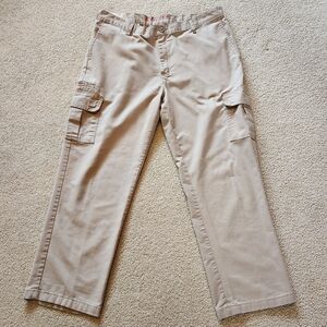 Dickies Men's Cargo Work Pants in Khaki - Size 36×32